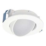 Halo HLA4 Series HLA406VWFL9FS1EMW Downlight, 10.15 W, 120 V, LED Lamp, White, Matte