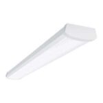 Metalux NWS Selectable Wrap Series 4NWS3C3-UNV Wrap Light, 120/277 V, 33.9 W, LED Lamp, 3800, 5272 Lumens, Steel Fixture