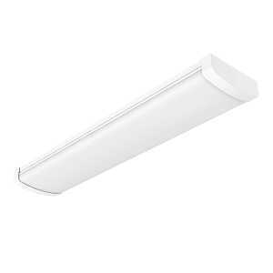 Metalux Achieva Wrap Selectable Series 4AWWS-L3C3-UNV Wrap Light, 0.18 A, 120/277 V, 49.5 W, LED Lamp, 4254, 6543 Lumens