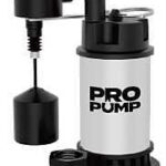 PROPUMP SPS05002VP Sump Pump, 1-Phase, 7.6 A, 115 V, 1/2 hp, 1-1/2 in Outlet, 30 ft Max Head, 5200 gph