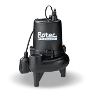 Flotec E75STVT 3/4 hp Professional Series Cast Iron Sewage Pump - Black