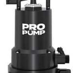 PROPUMP UTA02510 Utility Pump, 1-Phase, 2.5 A, 115 V, 1/4 hp, 3/4 in Outlet, 30 ft Max Head, Thermoplastic