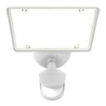 Halo TGS Series TGS5S401MSCW Security Flood Light, 120/277 V, 50 W, 1-Lamp, LED Lamp, Bright White, 4800 Lumens