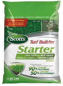 Scotts Turf Builder Series 03219 Starter Lawn Food, 4.7 kg, Granular, 24-25-4 N-P-K Ratio