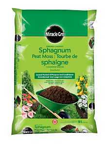 Miracle-Gro 70391250 Sphagnum Peat Moss, Solid, Earthy, 50 L