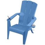 Gracious Living Deluxe Contour Adirondack Series 11808-20 Chair, 29-1/2 in W, 36-1/2 in D, 36 in H, Polypropylene Seat