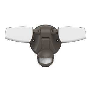 Halo ESF Series ESF1A4MB Motion Sensor Flood Light, 120 V, 15 W, LED Lamp, 1420 Lumens, 4000 K Color Temp