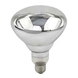 HEAT LAMP INCAN BR40 CLR 250W