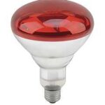 HEAT LAMP INCAN BR40 RED 250W