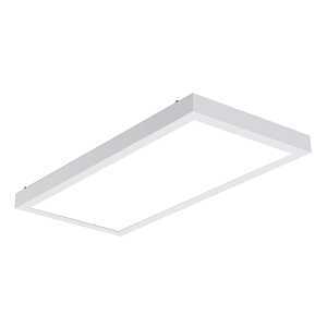 Metalux MMS Series 12MMS-L3C5-UNV Panel Light, 120/277 V, 32 W, LED Lamp, 3136 Lumens, 5000 K Color Temp, Steel Fixture