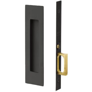 Emtek 2154 2" x 7 1/4" Passage Narrow Modern Rectangular Pocket Door Mortise Lock