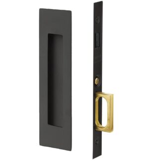 Emtek 2156 2" x 7 1/4" Dummy Narrow Modern Rectangular Pocket Door Mortise Lock