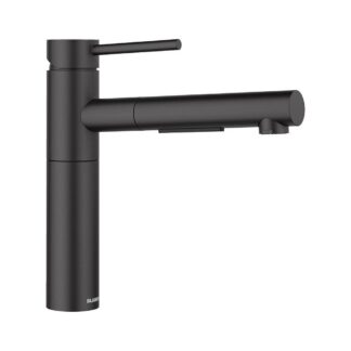 Blanco 527560 Alta II Low Arc Pull-Out Dual-Spray Kitchen Faucet - Matte Black