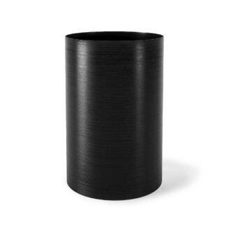 Umbra 082870-040 17L Metalla Trash Can - Black