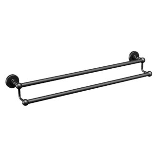 ICO V68185 Ember 24" Double Towel Bar - Matte Black