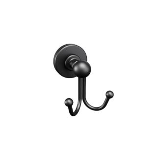 ICO V68225 Ember Double Towel Hook - Matte Black