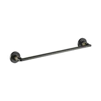 ICO V69140.58 Blaze 18" Towel Bar - Matte Black/PVD Brushed Gold