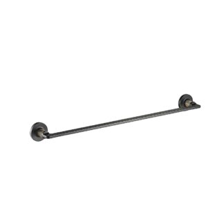ICO V69150.58 Blaze 24" Towel Bar - Matte Black/PVD Brushed Gold