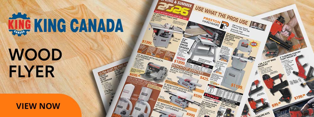 King Canada Wood Working Flyer