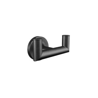 ICO V70225 Glow Double Towel Hook - Matte Black