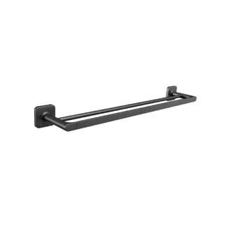 ICO V71185 Vapor 24" Double Towel Bar - Matte Black
