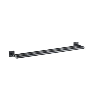 ICO V72185 Sky 24" Double Towel Bar - Matte Black