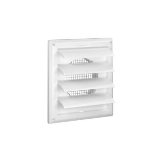 Imperial VT0861 5" Louvered Vent Cap with Screen - White