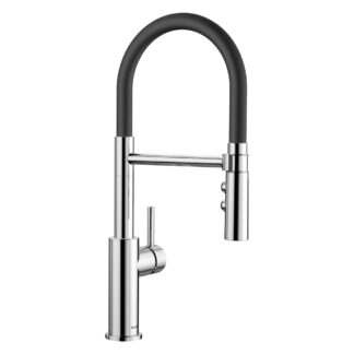 Blanco 402447 Catris Flexo Semi-Pro Pull-Down Dual-Spray Kitchen Faucet - Chrome