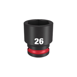 Milwaukee 49-66-6258 SHOCKWAVE™ Impact Duty 1/2" Drive 26MM Standard 6 Point Socket