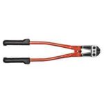 Crescent CT24HLC High-Leverage Compound Bolt Cutter, 11 mm Aluminum, 8 mm 48HRC Cutting Capacity, Steel Jaw, 24 in OAL