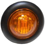 PM V181A-BT2 Marker Light, 9/16 V, LED Lamp, Amber Lens, Grommet
