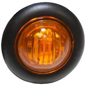 PM V181A-BT2 Marker Light, 9/16 V, LED Lamp, Amber Lens, Grommet