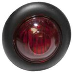 PM V181R-BT2 Marker Light, 9/16 V, LED Lamp, Red Lens, Grommet