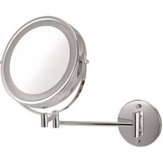 ICO V9054 8.5" Double Sided Lighted Wall-Mounted Mirror - Brushed Nickel