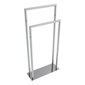 ICO V91313 Round Freestanding Towel Stand - Chrome