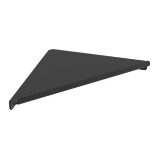 ICO V92415 Corner Shelf - Matte Black