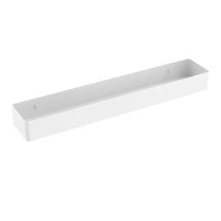 ICO V92532 Wall Shelf With Towel Cutout - Matte White