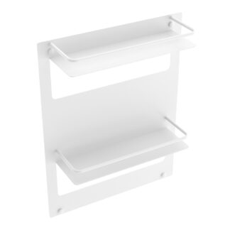 ICO V92542 Double Wall Shelf - Matte White