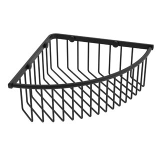 ICO V93165 Corner Shower Basket - Matte Black