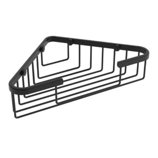 ICO V93175 Corner Shower Basket - Matte Black
