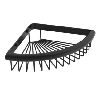 ICO V93215 Corner Shower Basket - Matte Black