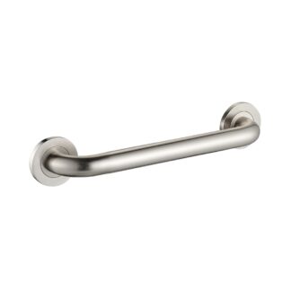 ICO V94134 12" Round Grab Bar - Brushed Nickel