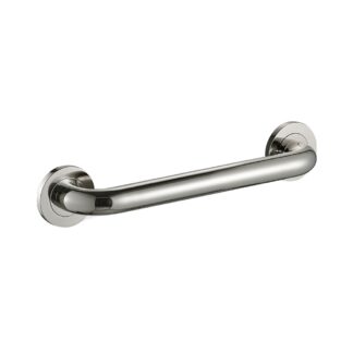 ICO V94136 12" Round Grab Bar - Polished Nickel