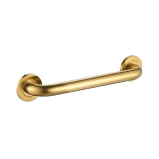 ICO V94138 12" Round Grab Bar - PVD Brushed Gold