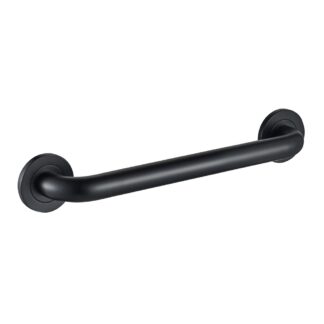 ICO V94145 18" Round Grab Bar - Matte Black