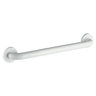 ICO V94152 24" Round Grab Bar - Matte White