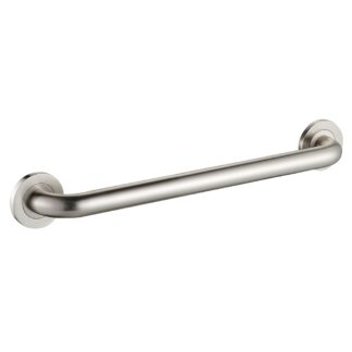 ICO V94154 24" Round Grab Bar - Brushed Nickel