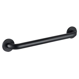 ICO V94155 24" Round Grab Bar - Matte Black