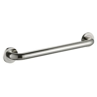 ICO V94156 24" Round Grab Bar - Polished Nickel