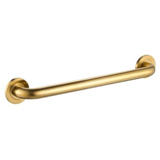 ICO V94158 24" Round Grab Bar - PVD Brushed Gold
